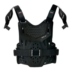 Atlas Charger PeeWee Black Chest Protector w/ Shoulder Coverage Motocross –A1021-01-000 CE Level 1 Certified Protection Gear, Lightweight, Upper Body Armor for Youth BMX Riders