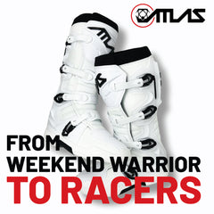 Atlas A5000-00-07.5 Traction Boot White - Size 7.5