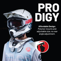 Atlas Prodigy Anti-Compression Sport Neck Brace (Youth) for Use In: Powersports, Offroad Racing, Motocross, Mountain Biking, BMX, Snowmobiling, Snowboarding (White)