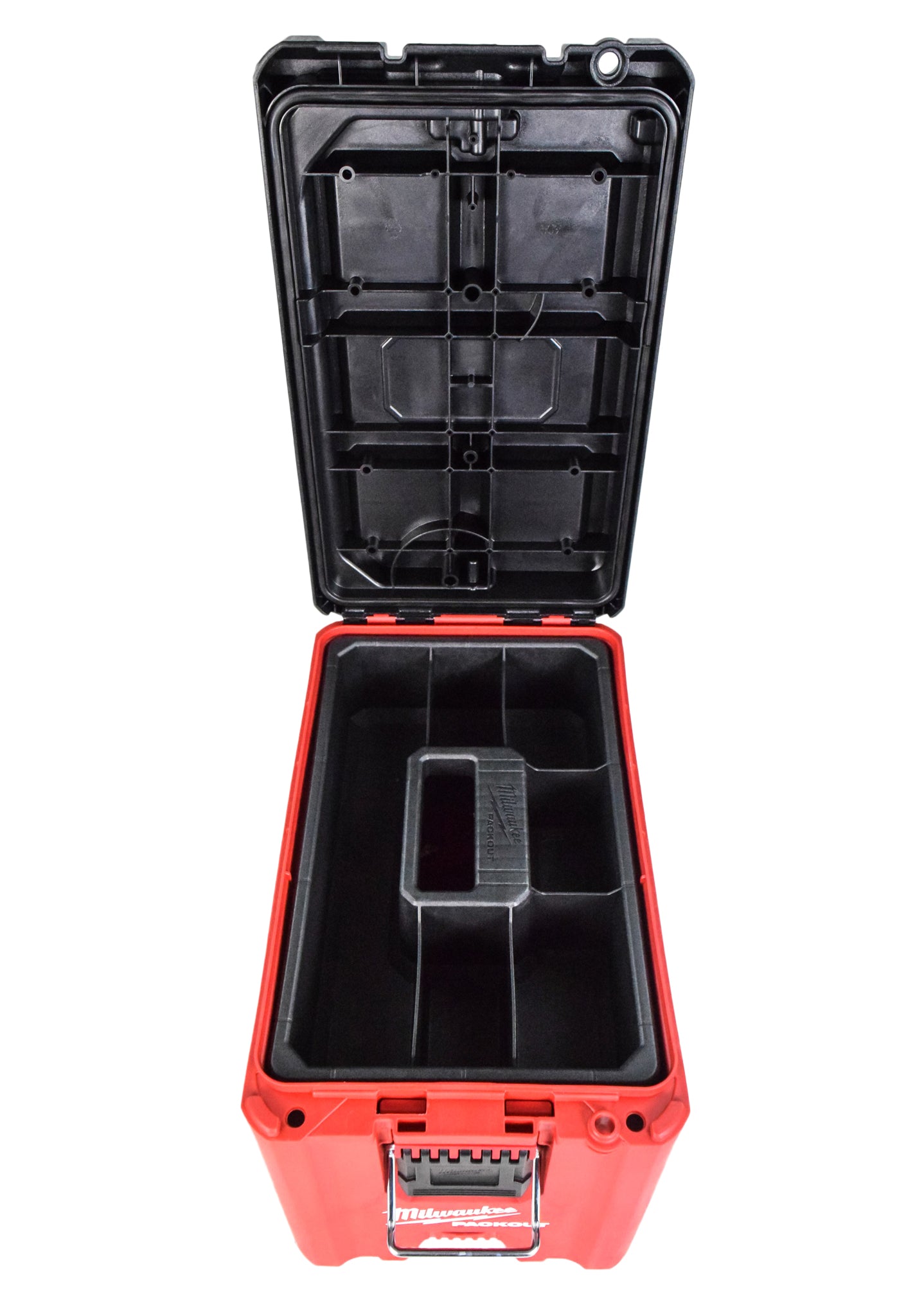 Milwaukee 48-22-8422 Heavy Duty PACKOUT 10-inch Black/Red Compact Tool Box
