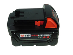 Milwaukee 48-11-1840 18-Volt M18 Red Lithium Xc 4.0 Ah Battery Packs
