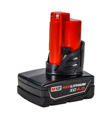 Milwaukee 48-11-2440 M12 4.0 Ah MAX Lithium Ion Battery Pack Single Pack