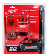 MILWAUKEE 48-59-1880 M18 REDLITHIUM HIGH OUTPUT XC8.0 Starter Kit