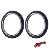 Kenda Konversion Pro 120tpi Fold 24x1.75 BMX Bicycle Tire & Keychain (Two Pack)