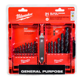 Milwaukee Tool 48-89-2801 Jobber Length Drill Bit Set 1/16 - 1/2 Inch Thunderbolt