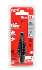 Milwaukee 48-89-9204 No. 4 Step 3/16" to 7/8" Shank Black Oxide Step Drill Bit