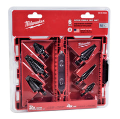 Milwaukee 48-89-9224 Black Oxide Step Drill Bit Set (6-Piece)