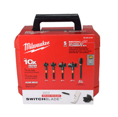 Milwaukee 49-22-5100 SWITCHBLADE Plumbers Selfeed Bits Set (5-Piece)