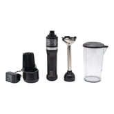 BLACK+DECKER BCKM1011K10 Kitchen Wand Cordless Immersion Blender with Charging Dock, 2-Speed Hand Blender, 150W Motor, Stainless Steel Blending Shaft, Easy One-Hand Operation - Black