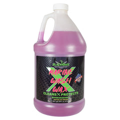 BLACKHAWK PERFORMANCE Boat Wash X Wax - Gently Removes All Dirt & Grime - Non-Yellowing Wax Leaves Shiny Finish While Protecting All Paints & Clear Coats - Marine Safe - Made in USA (1 gal, 1pk)