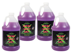 BLACKHAWK PERFORMANCE Boat Wash X Wax - Gently Removes All Dirt & Grime - Non-Yellowing Wax Leaves Shiny Finish While Protecting All Paints & Clear Coats - Marine Safe - Made in USA (1 gal, 4pk)