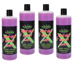 BLACKHAWK PERFORMANCE Boat Wash X Wax - Gently Removes All Dirt & Grime - Non-Yellowing Wax Leaves Shiny Finish While Protecting All Paints & Clear Coats - Marine Safe - Made in USA (32oz, 4pk)