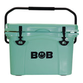 BOB THE COOLER CO 25QT "The Wingman" Leak-Proof Hard Cooler with Heavy Duty Handle & Built In Lid Latching Bottle Openers - Fits 30 12oz Cans for the Beach, Camping, Tailgating, Sports, & More