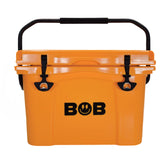 BOB THE COOLER CO 25QT "The Wingman" Leak-Proof Hard Cooler with Heavy Duty Handle & Built In Lid Latching Bottle Openers - Fits 30 12oz Cans for the Beach, Camping, Tailgating, Sports, & More