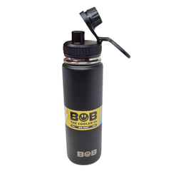 BOB THE COOLER CO - 26oz "The Big Swig" Double Wall Vacuum Insulated Water Bottle with Spout Lid, Made of Stainless Steel, Leak Proof, Great for Sports, Travel, & More
