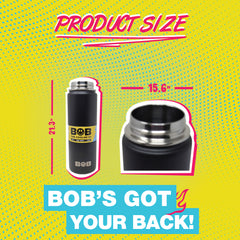 BOB THE COOLER CO - 26oz "The Big Swig" Double Wall Vacuum Insulated Water Bottle with Spout Lid, Made of Stainless Steel, Leak Proof, Great for Sports, Travel, & More