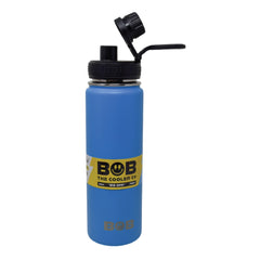 BOB THE COOLER CO - 26oz "The Big Swig" Double Wall Vacuum Insulated Water Bottle with Spout Lid, Made of Stainless Steel, Leak Proof, Great for Sports, Travel, & More