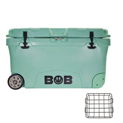 BOB THE COOLER CO 75QT "The BFF" Leak-Proof Hard Cooler with Heavy Duty Handle & Built In Lid Latching Bottle Openers - Fits 117 12oz Cans for the Beach, Camping, Tailgating, Sports, & More
