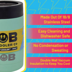 12OZ CAN COOLER (REG) Palm Green