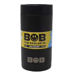 BOB THE COOLER CO - 16oz "Bob's Chillin" Standard Double Wall Vacuum Insulated Can Cooler, Stainless Steel Can Cooler for Camping, Beverages, Drink, Beer, Beach & More