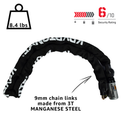 Kryptonite 000846 KryptoLok Series 915 Integrated Chain 5' Anti theft