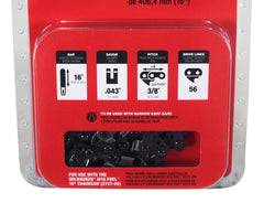 Milwaukee 49-16-2715 16" Heavy Duty Weather Resistant Saw Chain