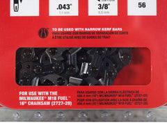 Milwaukee 49-16-2715 16" Heavy Duty Weather Resistant Saw Chain
