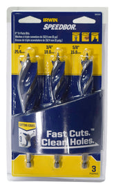 Irwin Tools 3041003 3-Piece SpeedBor Maw Woodboring Drill Bit Set