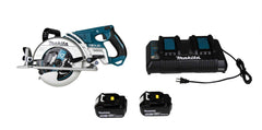 Makita XSR01PT 18V LXT 36V Brushless Rear Handle 7-1/4 Circular Saw 5.0 Kit