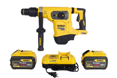 Dewalt Dch481x2 Flexvolt 60v Max 1-9/16" Sds Max Combination Hammer Kit (9.0 Ah)