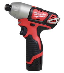 Milwaukee 2494-22 M12 Cordless Combination 3/8" Drill / Driver and 1/4" Hex Impact Driver Dual Power Tool Kit (2 Lithium Ion Batteries, Charger, and Bag Included)
