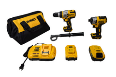 DEWALT DCK2100P2 FLEXVOLT ADVANTAGE 20V MAX Combo Kit with Hammer Drill & Impact Driver, 5.0-Ah, 2-Tool