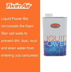 Twin Air Bio Maintenance Kit: Professional-Grade Air Filter Care Solution- Liquid Bio Power Oil/Bio Dirt Remover Cleaner/Cleaning & Oiling Tubs/Contact Cleaner-Essential for MX & Off-Road Performance