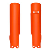 Polisport Orange, Fork Guards for KTM SX/XC and Husqvarna TC/TE/FC/FE (2023–2025) – OEM Fit – Durable Gloss Polypropylene – Roost & Debris Protection – Easy Bolt-On Installation 8352500005