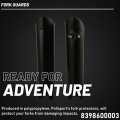 Polisport Fork Guards for Various KTM Models (Black)