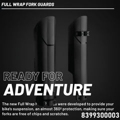 Polisport Full Wrap Fork Guards for Various KTM; Husqvarna; GasGas;Sherco(Black)