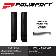 Polisport Upper Fork Protectors (Black)