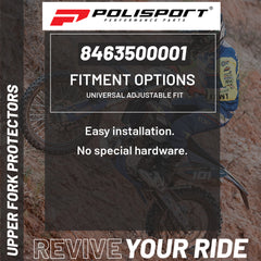 Polisport Upper Fork Protectors (Black)