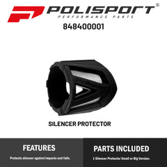 Silencer Protector (340-400 mm/13.4-15.7 in) (Black)