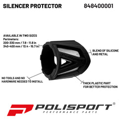 Silencer Protector (340-400 mm/13.4-15.7 in) (Black)