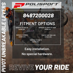 POLISPORT POLISPORT PIVOT LEVER SET YZ250F/450F'09-24 YZ125/250'15-24