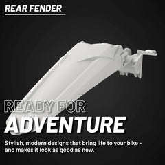 Polisport Motocross (MX) Rear Fender for Yamaha YZ 250F/450F (2018-23) Dirt Bike