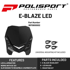 Polisport Headlight E-Blaze