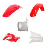 Polisport Motocross (MX) Replica Plastic Kit for Honda CRF 250R (2004-05) Dirt Bike – OEM Quality, Durable, Flexible & Perfect Fit – Red/White