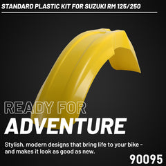 Polisport Motocross (MX) Replica Plastic Kit for Suzuki RM 125/250 (2001-08) Dirt Bike