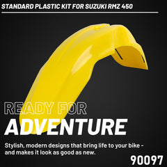 Polisport Motocross (MX) Replica Plastic Kit for Suzuki RMZ 450 (2005-06) Dirt Bike