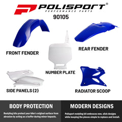 Polisport Motocross (MX) Replica Plastic Kit for Yamaha YZ 85 (2002-14) Dirt Bike