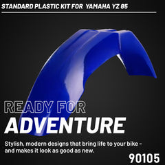 Polisport Motocross (MX) Replica Plastic Kit for Yamaha YZ 85 (2002-14) Dirt Bike