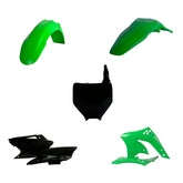 Polisport Motocross (MX) Replica Plastic Kit for Kawasaki KX 250F (2006-08) Dirt Bike – OEM Quality, Durable, Flexible & Perfect Fit – Green/Black