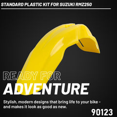 Polisport Motocross (MX) Replica Plastic Kit for Suzuki RMZ 250 (2007-09) Dirt Bike